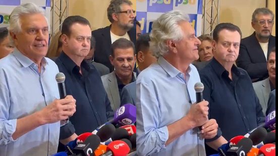 CONVENÇÃO PSD: Caiado revela frustração com o União Brasil por abrir mão de candidatura à presidência