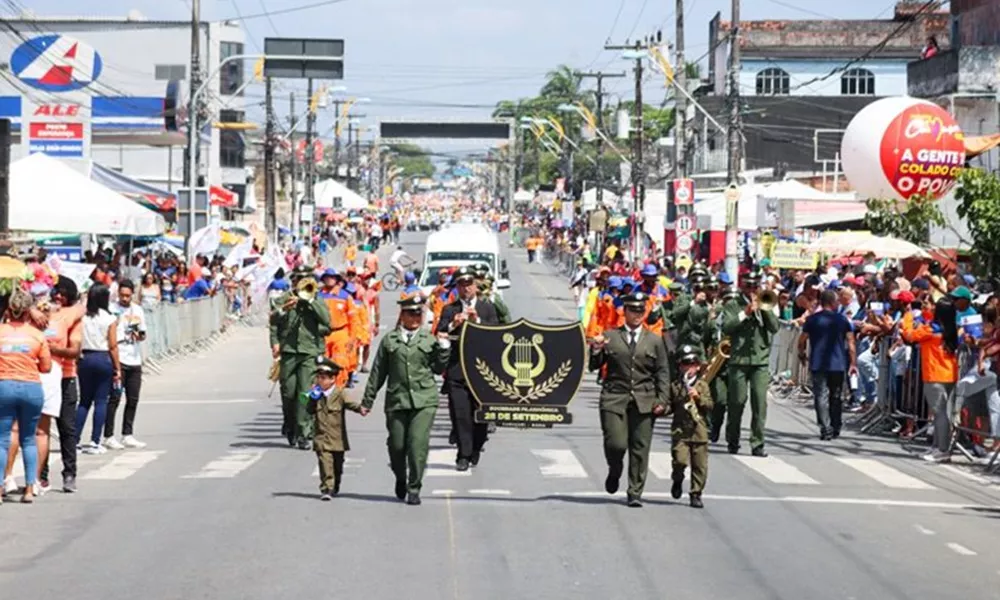 Camaçari celebra 268 anos com desfile cívico na Avenida 28 de Setembro nesta segunda-feira